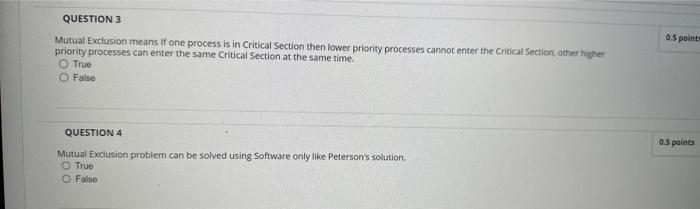 Solved It means non interruptible. Non-preemption Atomic | Chegg.com