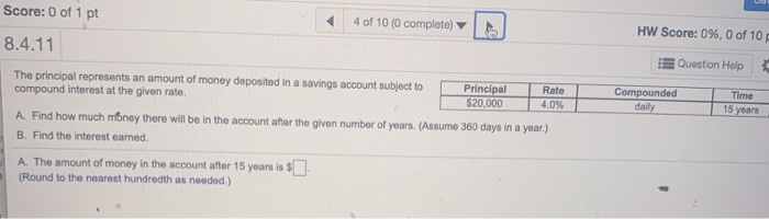 Solved Homework: 8.3 Score: 0 of 1 pt Save 8 of 11 (3 | Chegg.com