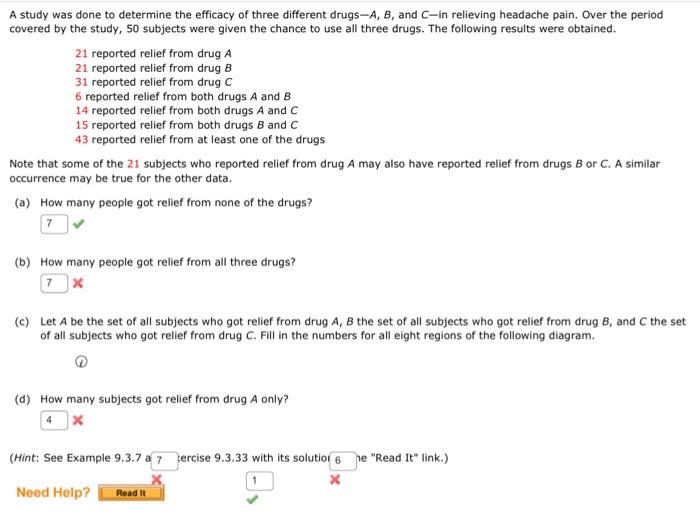 Solved A study was done to determine the efficacy of three | Chegg.com