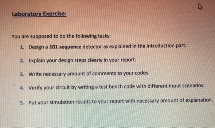 Solved Laboratory Exercise: You are supposed to do the | Chegg.com