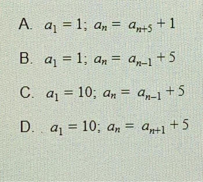 Solved 2. Determine the value of the first term and write a | Chegg.com