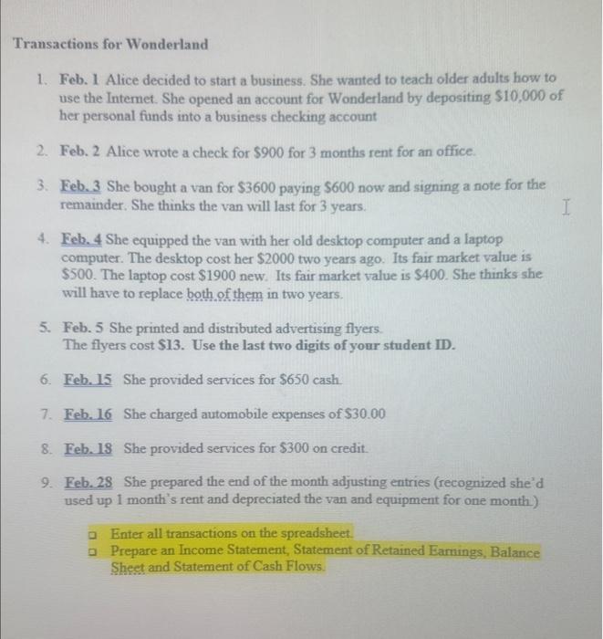 The Highlighted Portion is What I need done , plz | Chegg.com