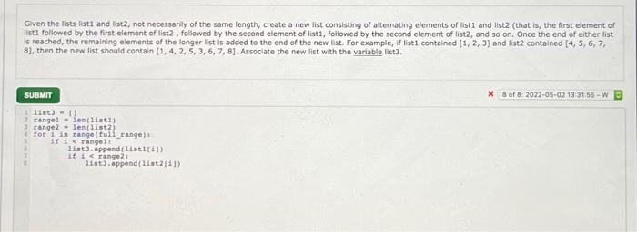 Solved What Is Wrong With My Code Also Use Python To Chegg