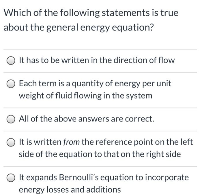Solved Which of the following is true about the flows | Chegg.com