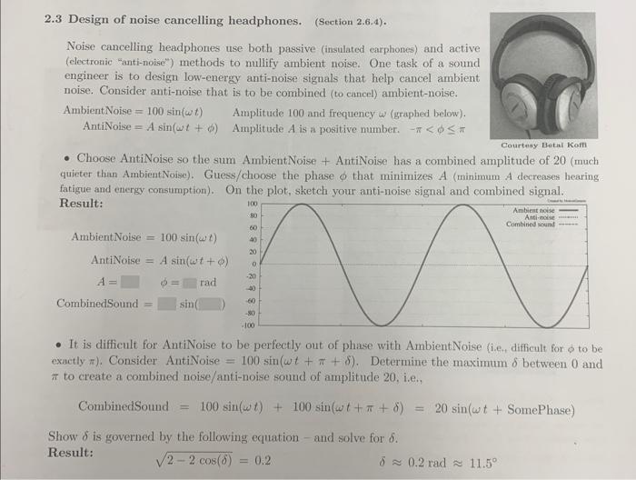 What is passive online noise cancelling