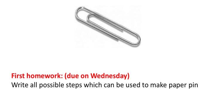 Solved First homework: (due on Wednesday) Write all possible | Chegg.com