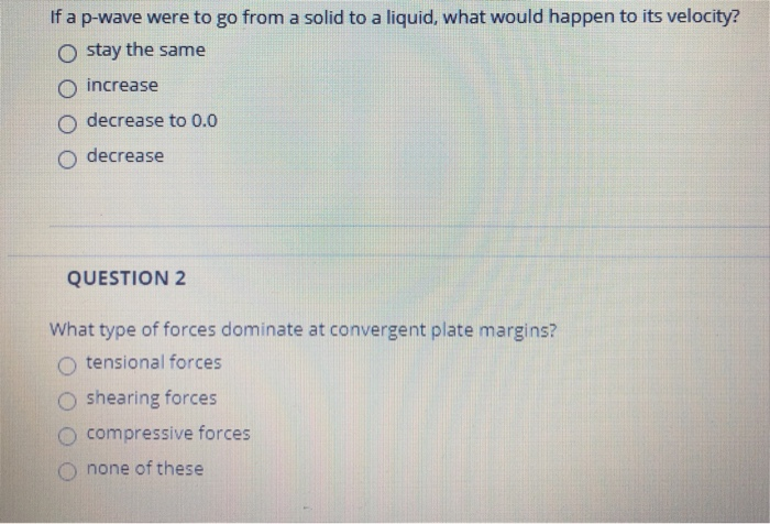 Solved If A P Wave Were To Go From A Solid To A Liquid W Chegg Com