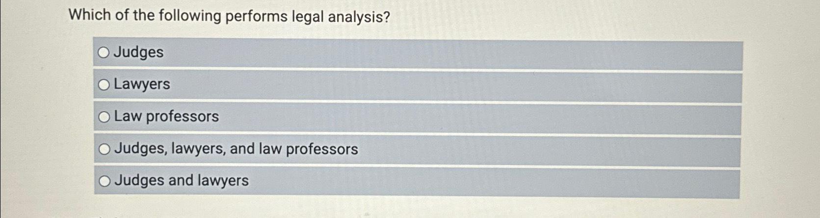 Solved Which of the following performs legal | Chegg.com