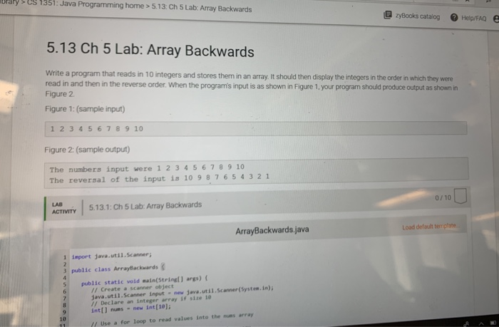 Solved needs to be written in Java also needs to work with | Chegg.com