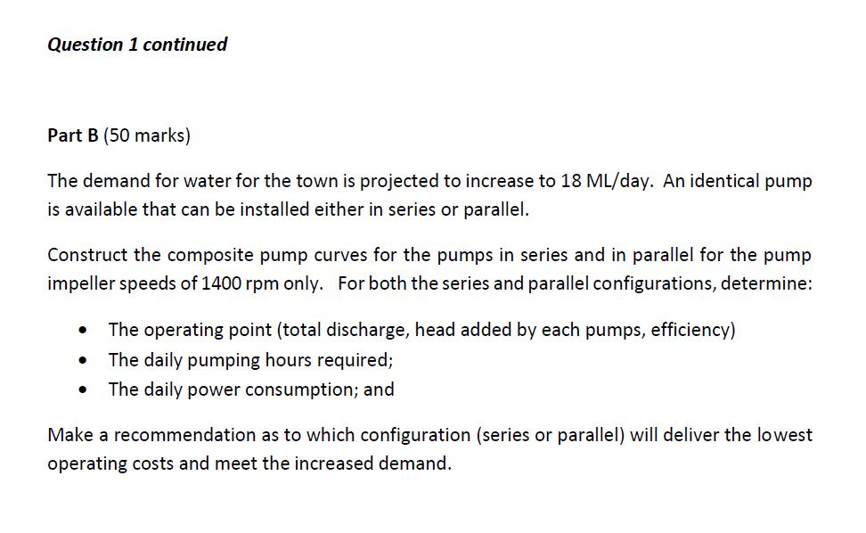 Solved I need the answer for part B in above question | Chegg.com