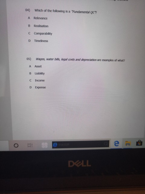 Solved 04) Which of the following is a "Fundamental OC? A | Chegg.com
