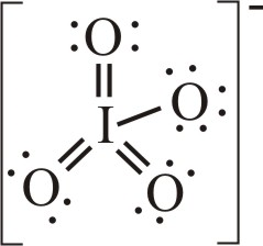 Solved Iodine And Oxygen Form A Series Of Ions Among Them Io4 Chegg Com