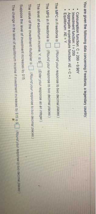 Solved You are given the following data concerning | Chegg.com