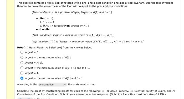 Solved This Exercise Contains A While Loop Annotated With A | Chegg.com