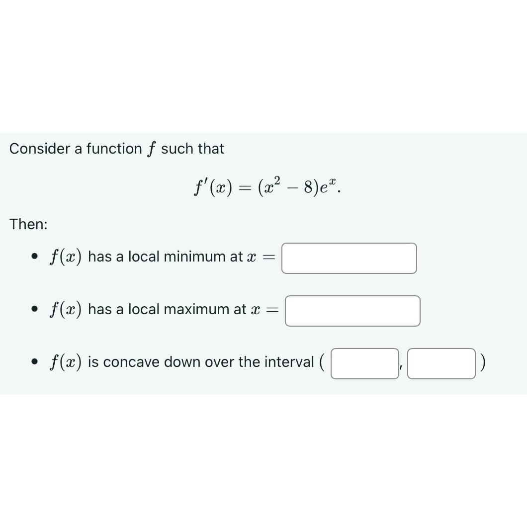 find the local minimum value of the function f(x)= x -2 x€r