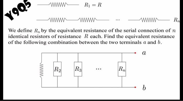 Solved w R1 = R Y905 WWW Www W Rn We define Rn by the | Chegg.com