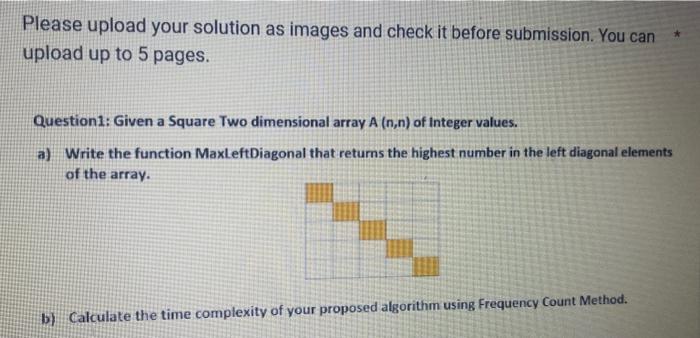 Solved Please upload your solution as images and check it | Chegg.com