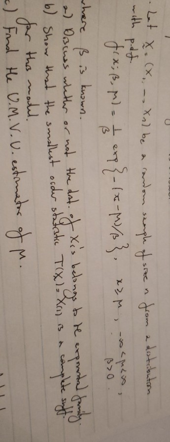 Solved O With P Df Where Ss Is Known Let X X Be Chegg Com