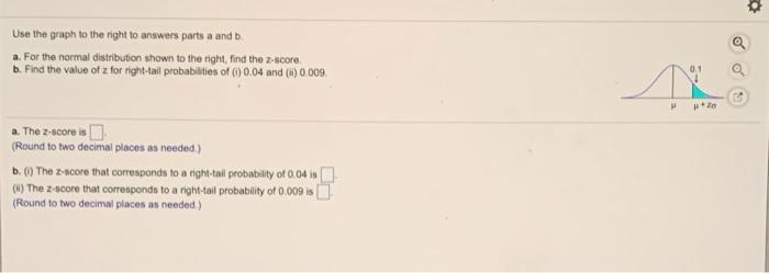 Solved Use the graph to the right to answers parts a and b | Chegg.com