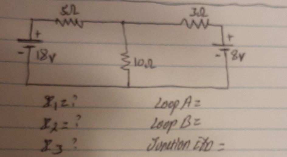 Solved Using Kirchhoff Rules, Find The Current In Each | Chegg.com