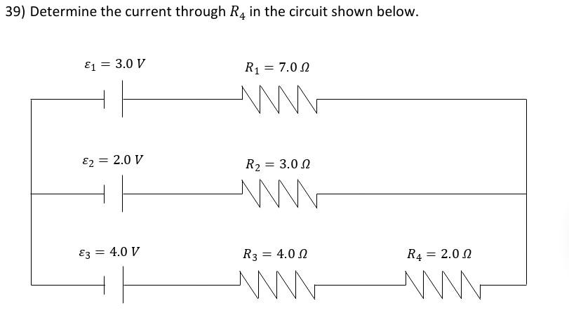 Solved 8) Find I1,I2, and I3 for the circuit shown below if | Chegg.com