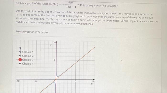 Solved бг Sketch a graph of the function f(x) = without | Chegg.com