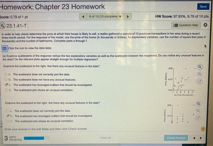Tk: Chapter 23 Homework + 8 of 10 (10 complete) HW | Chegg.com