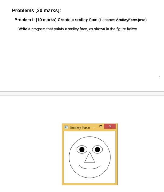 Solved Problems [20 marks]: Problem1: [10 marks] Create a | Chegg.com