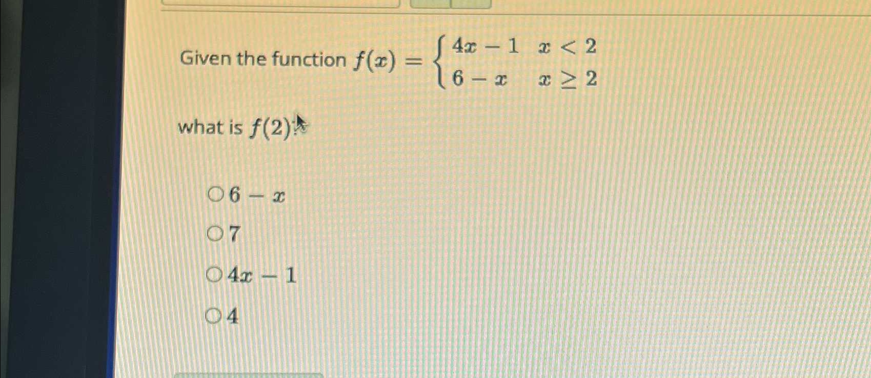 f x )= 4x 1 x корень из 5