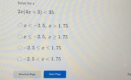 Solved Solve for x | Chegg.com