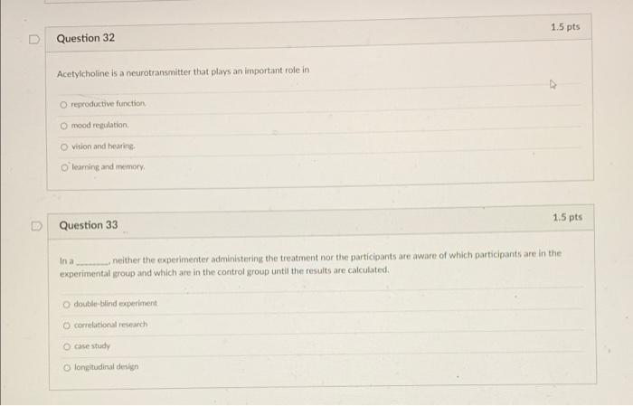 Solved D Question 28 1.5 pts Which of the following is one | Chegg.com