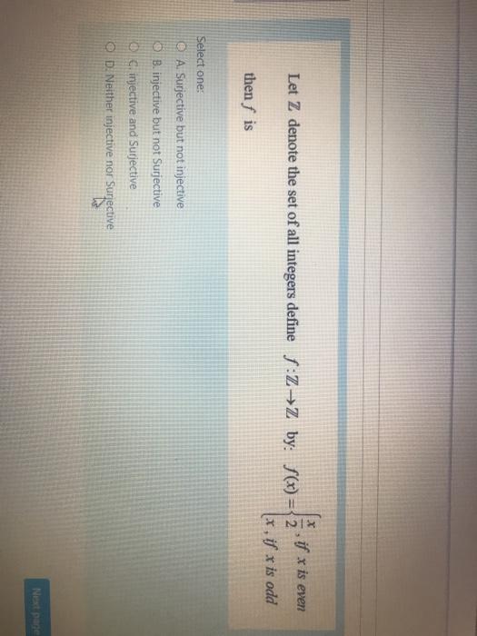 Solved if x is even Let Z denote the set of all integers | Chegg.com