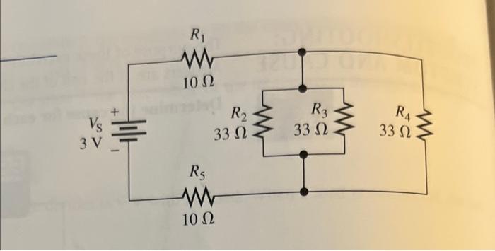 Solved Determine The Current Through Each Resistor In 0629