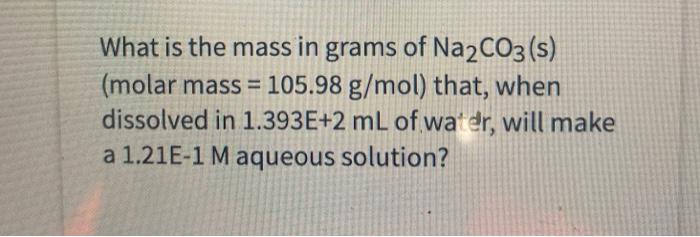 carbon molar mass grams