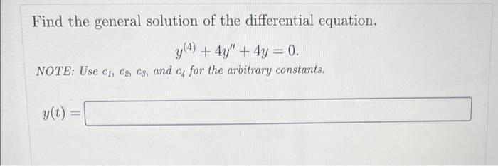 find general solution of differential equation calculator