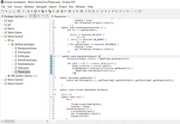 Solved This code is for Mario jumping, but it doesn't work, | Chegg.com