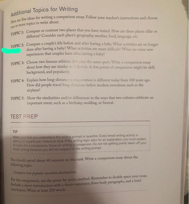 comparing two cultures essay