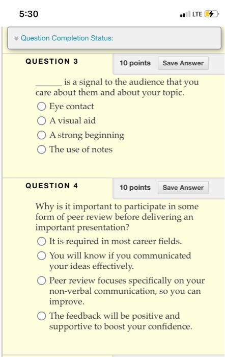 QUESTION 1 10 points Save Answer As a peer review | Chegg.com