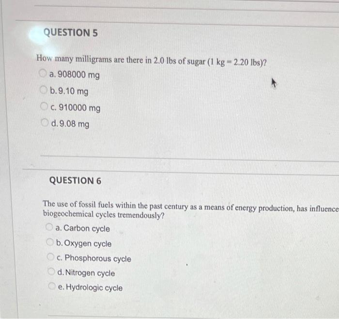 Solved QUESTION In the nitrogen cycle (biogeochemical | Chegg.com