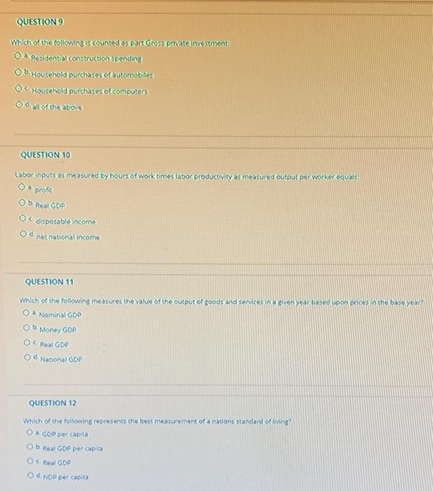 Solved QUESTION 1 measures The Total Market Value Of All Chegg