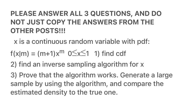 Solved PLEASE ANSWER ALL 3 QUESTIONS, AND DO NOT JUST COPY | Chegg.com