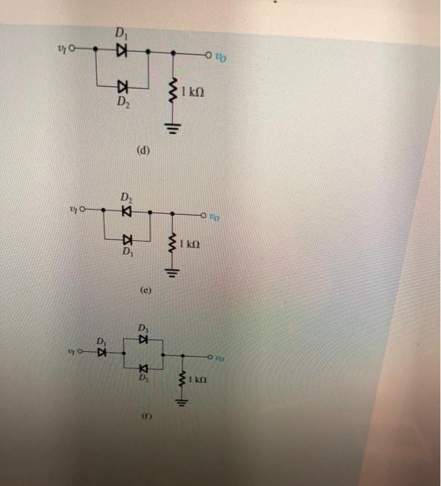 Solved V Show Answer 4.4 In Each Of The Ideal-diode Circuits | Chegg.com