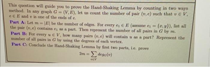 Solved This question will guide you to prove the | Chegg.com