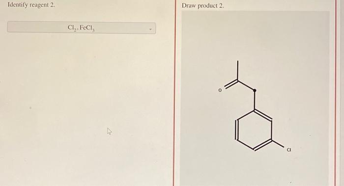 Solved Identify reagent 1 .Identify reagent 1. Draw product | Chegg.com