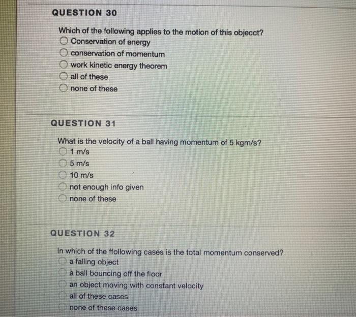 Solved QUESTION 30 Which of the following applies to the | Chegg.com