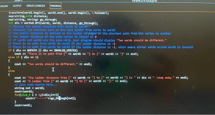 C++ I need help with this code It starts //your code | Chegg.com