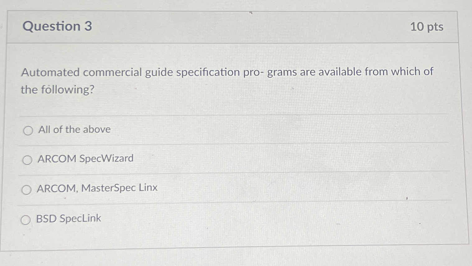 Solved Question 310ptsAutomated commercial guide | Chegg.com