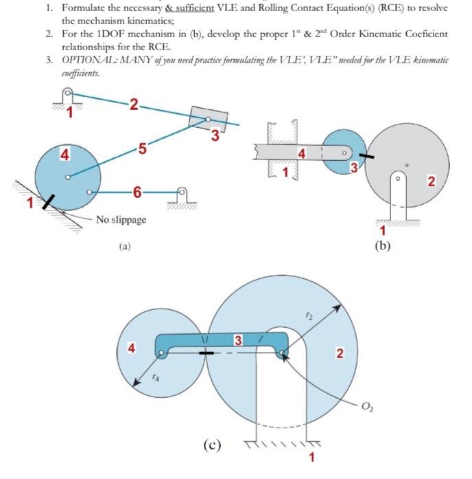 Solved 1. Formulate The Necessary \& Sufficient VLE And | Chegg.com