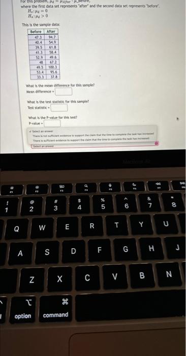 Solved A manager wishes to see if the time (in minutes) it | Chegg.com