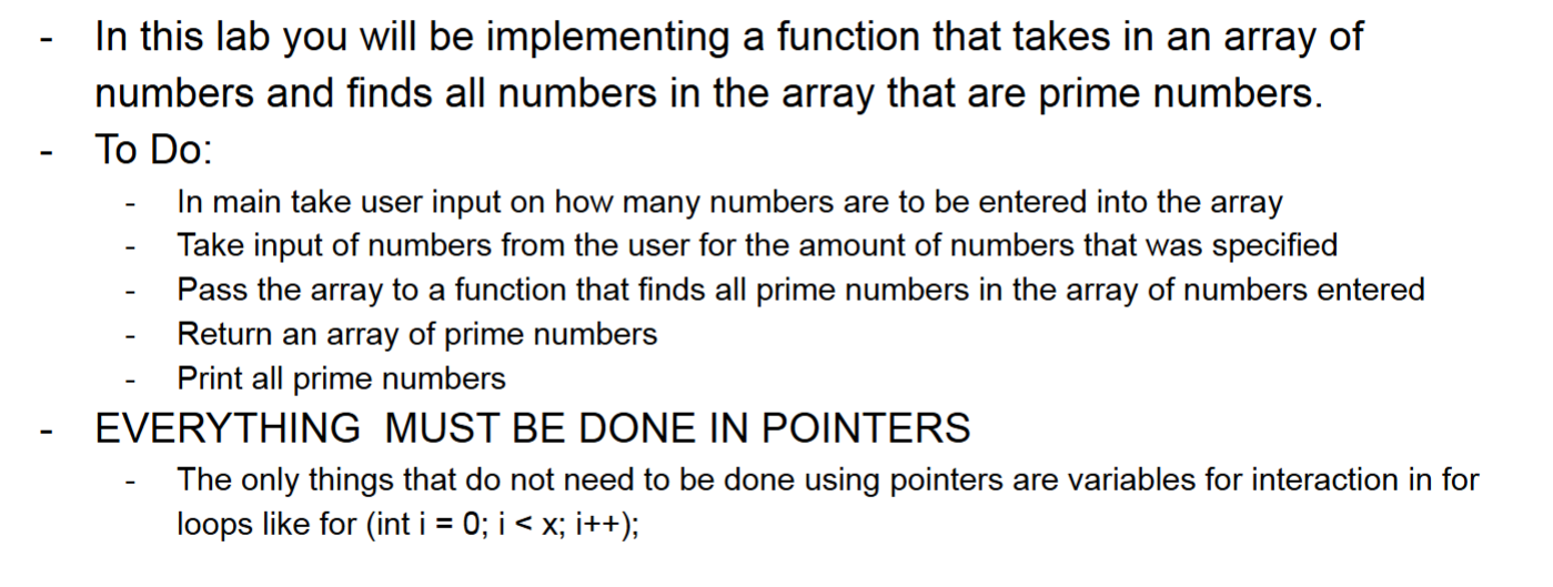 Solved In CIn this lab you will be implementing a function | Chegg.com